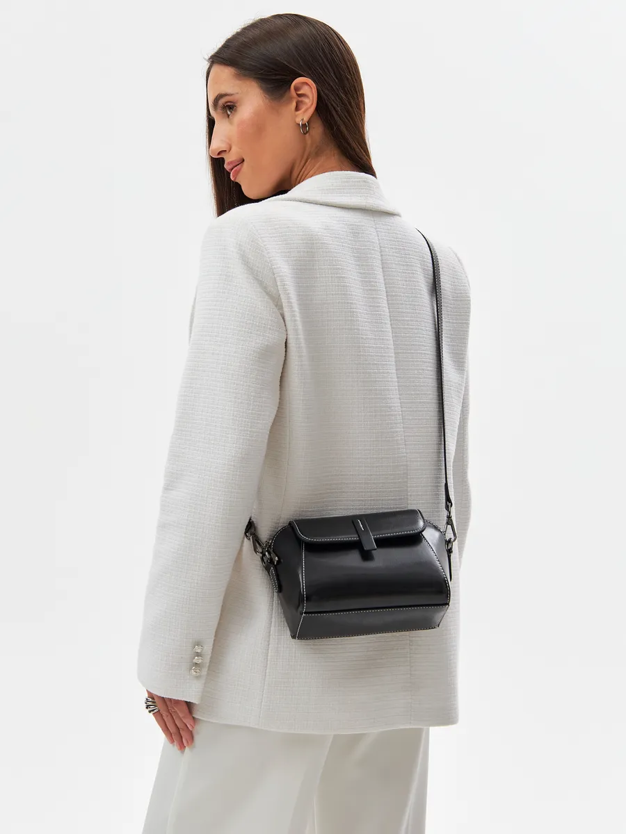 Genuine Leather Small Crossbody Bag – Daisy