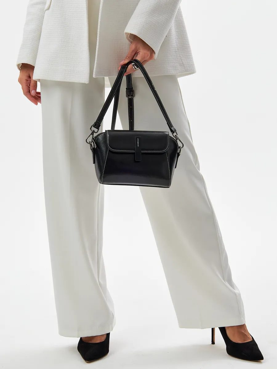 Genuine Leather Small Crossbody Bag – Daisy