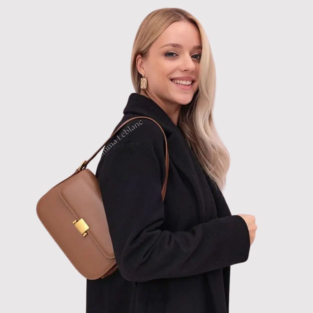 Genuine Leather Crossbody Bag – Camille