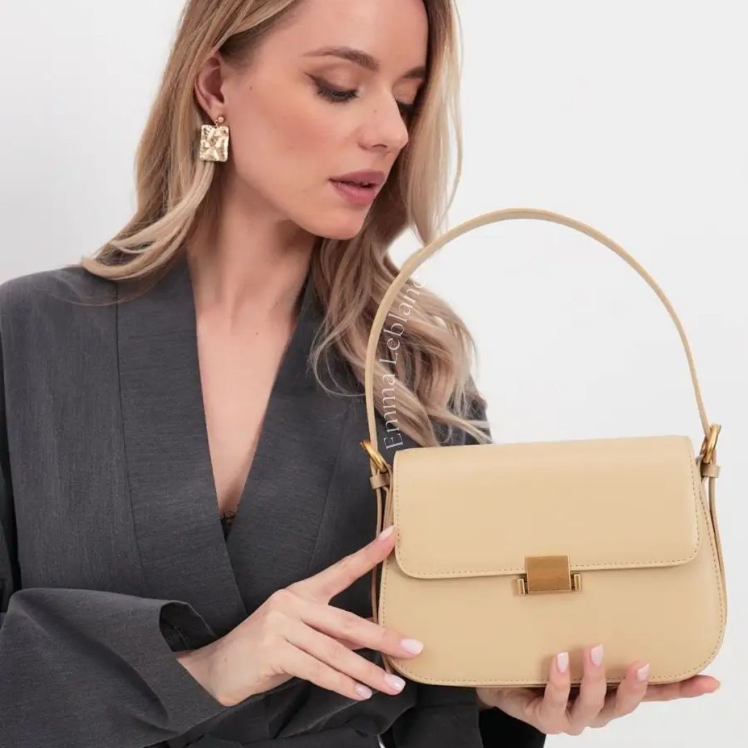 Genuine Leather Crossbody Bag – Camille