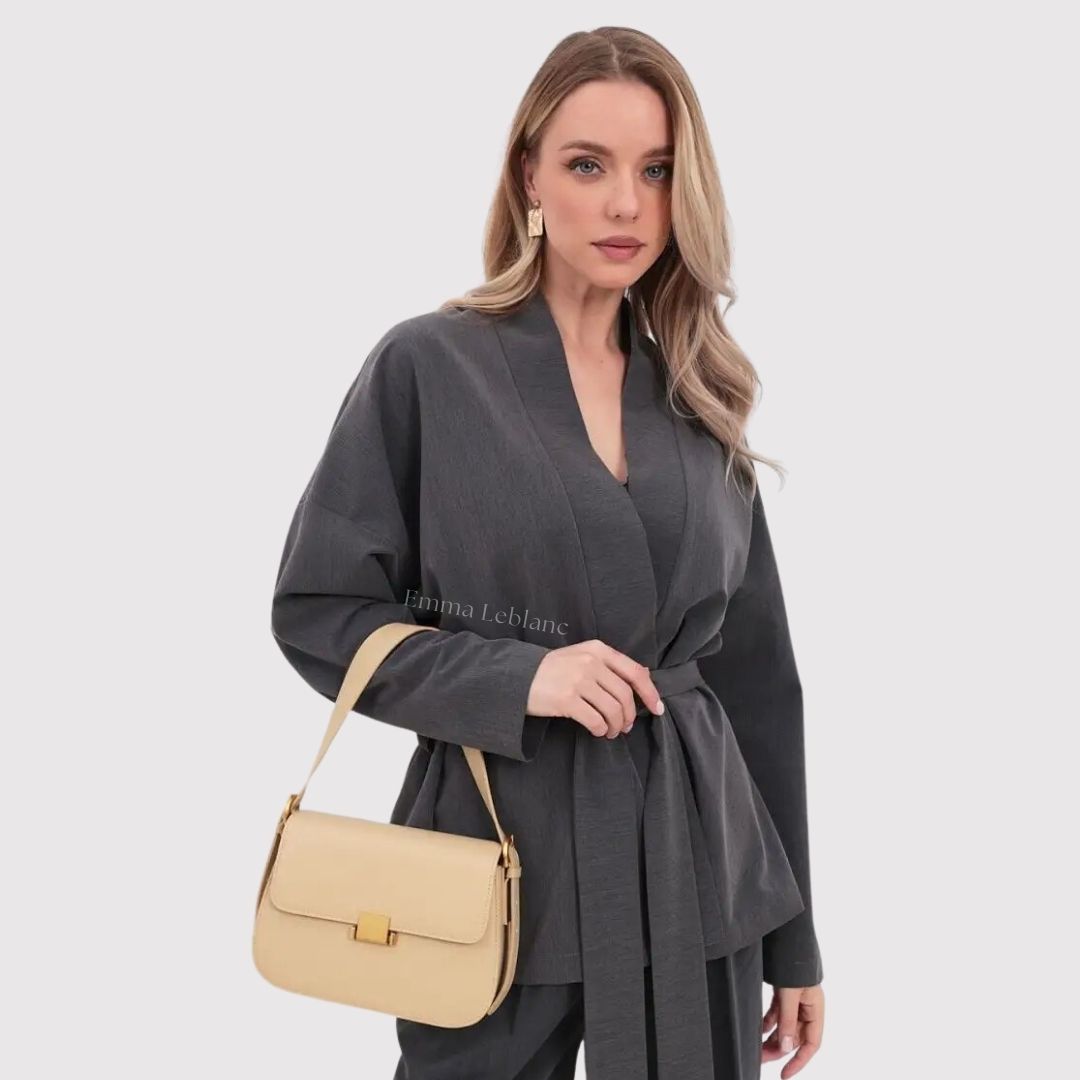 Genuine Leather Crossbody Bag – Camille