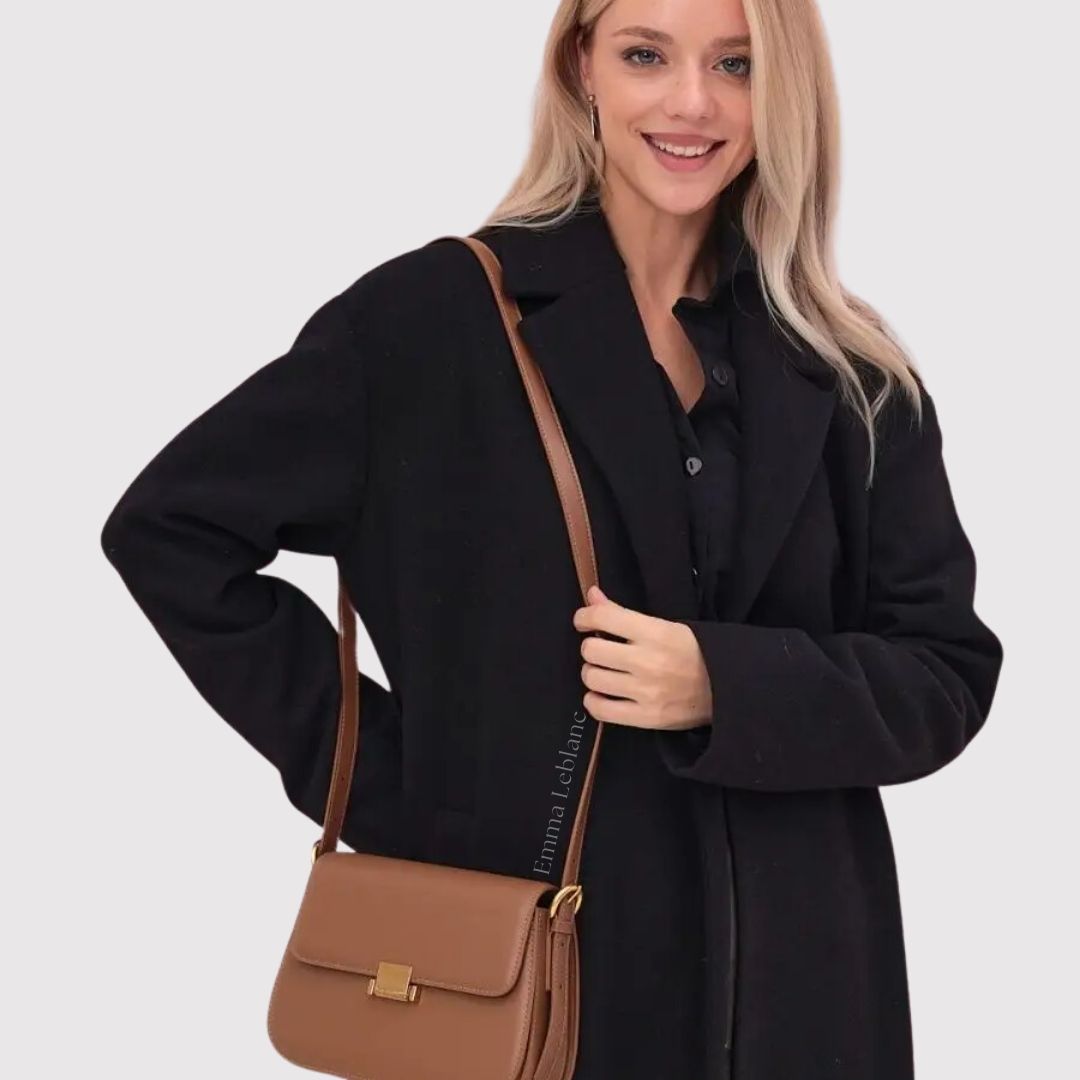 Genuine Leather Crossbody Bag – Camille