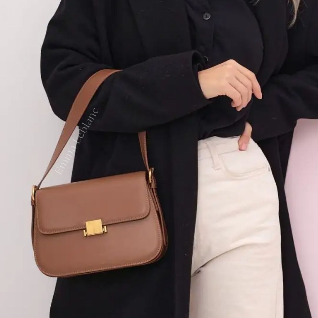 Genuine Leather Crossbody Bag – Camille