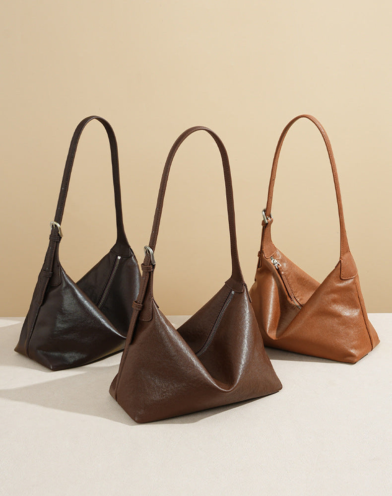 Genuine Leather Shoulder Bag – Louise