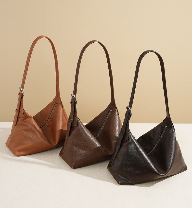 Genuine Leather Shoulder Bag – Louise