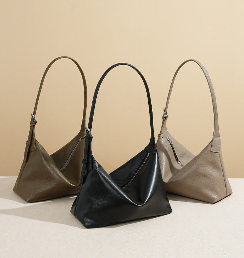 Genuine Leather Shoulder Bag – Louise