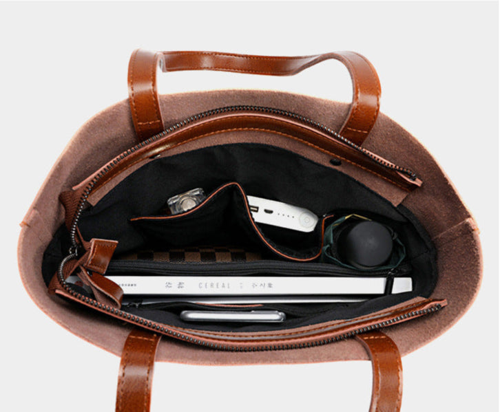 Genuine Leather Tote Bag – Viena