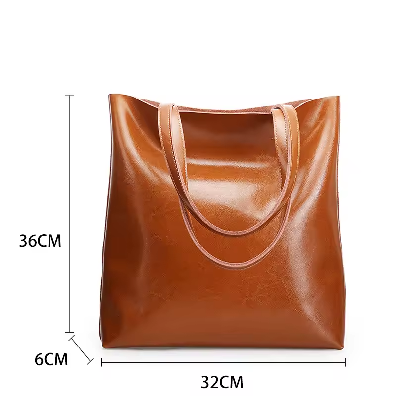 Genuine Leather Tote Bag – Viena