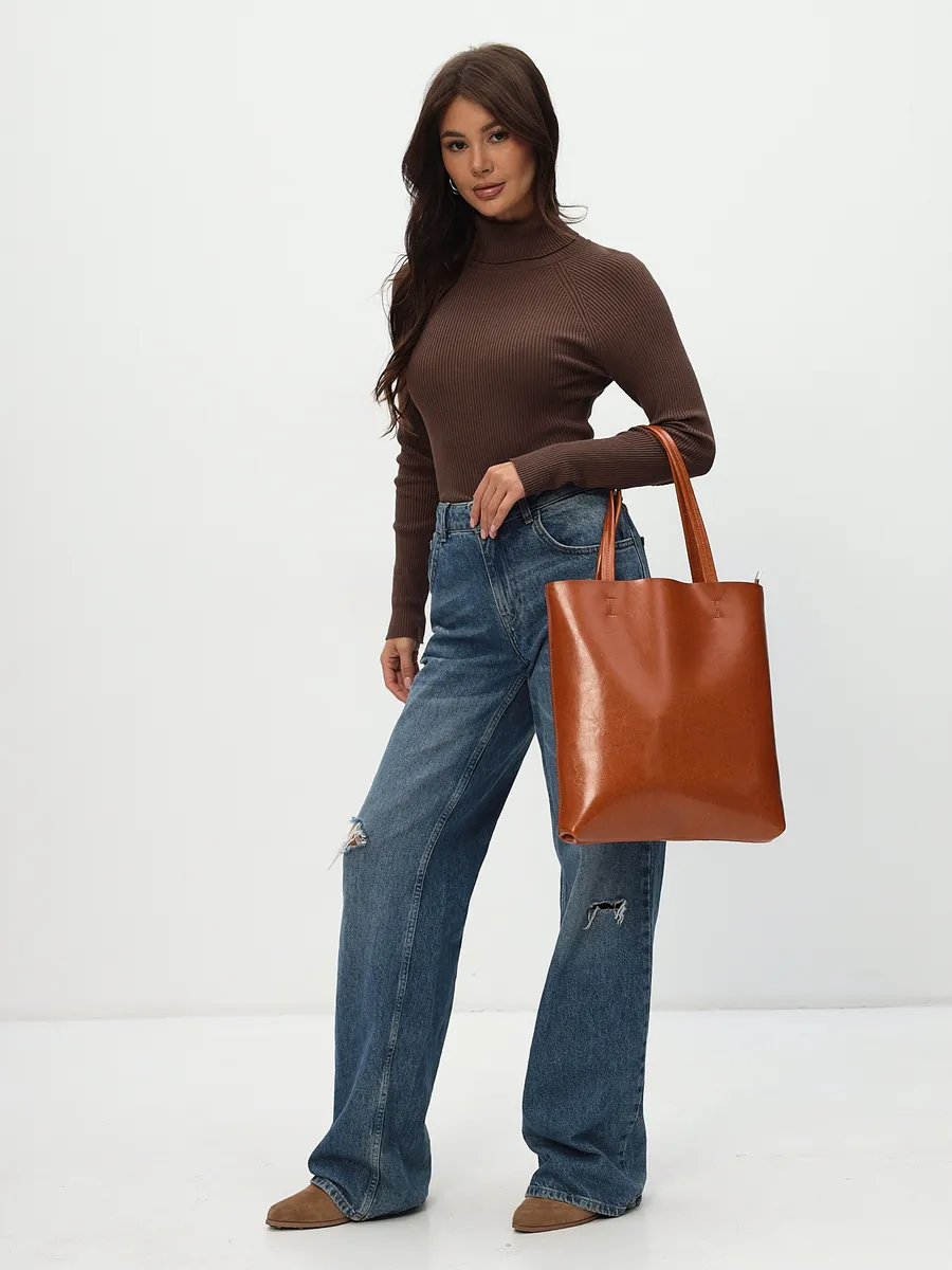 Genuine Leather Tote Bag – Viena