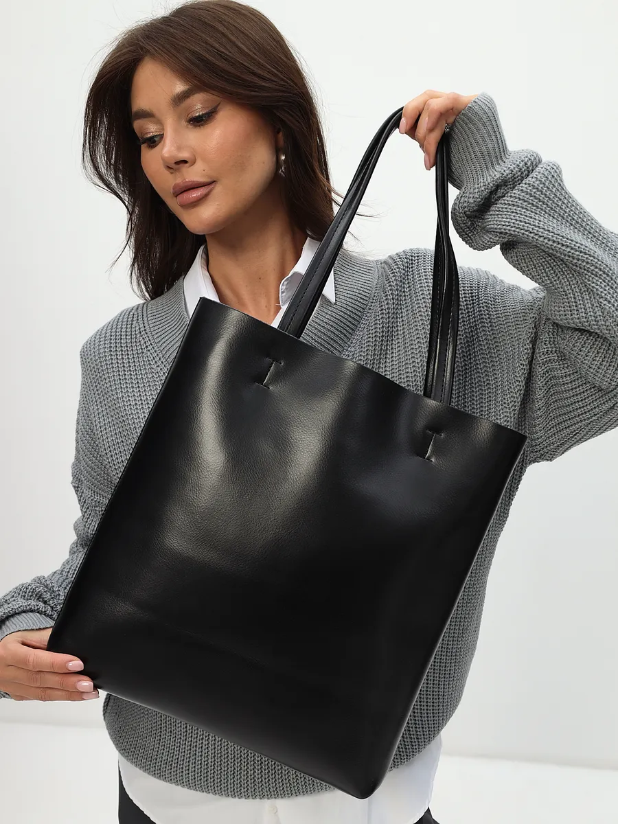 Genuine Leather Tote Bag – Viena