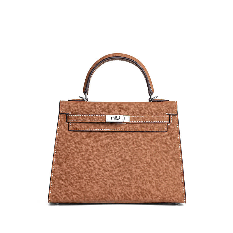 Genuine Leather Bag – Prata