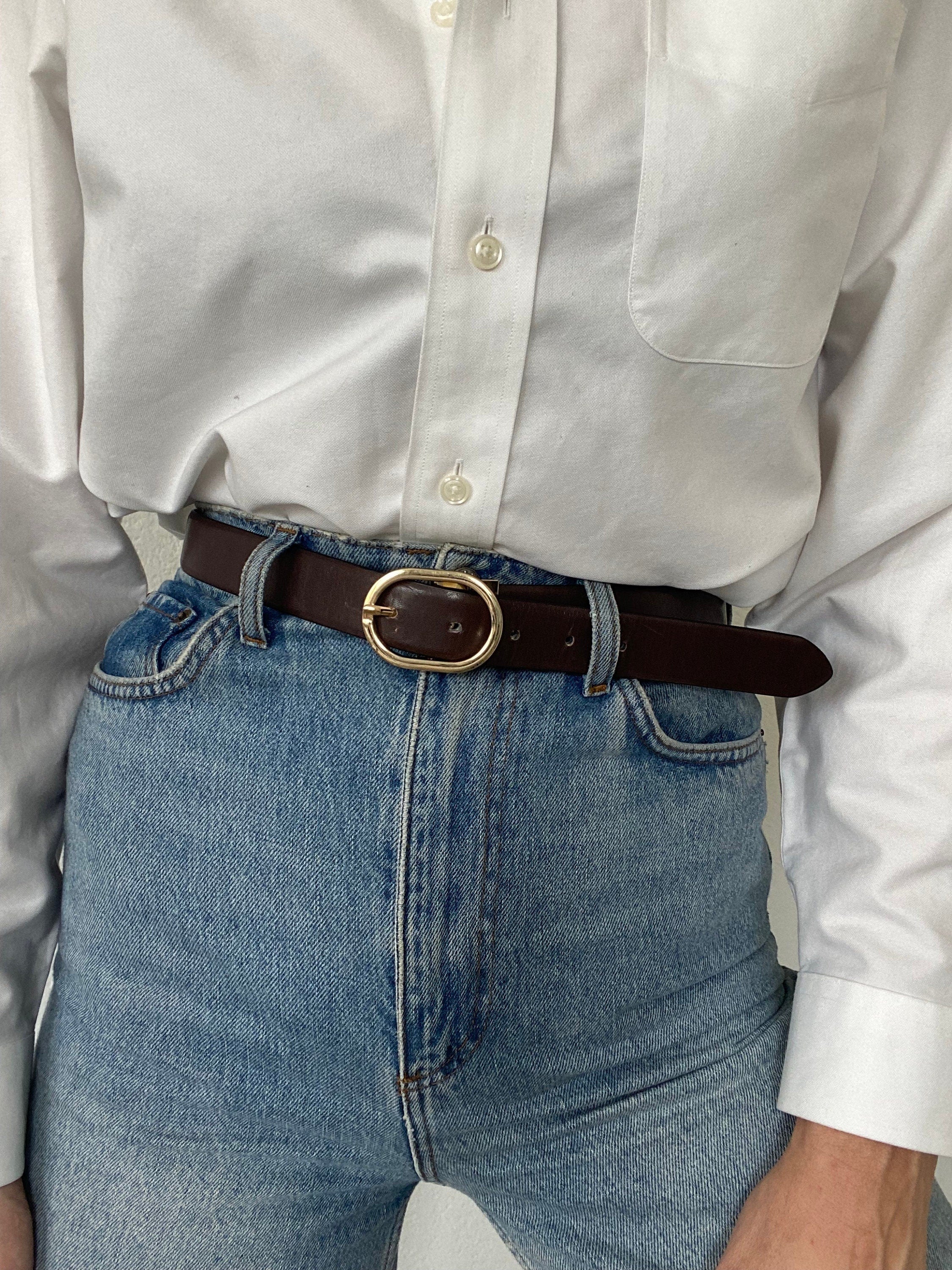 Genuine Leather Belt – Scarlet