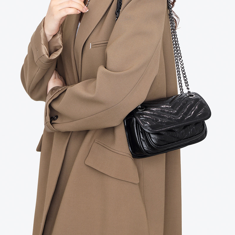 Genuine Leather Small Crossbody Bag – Liz