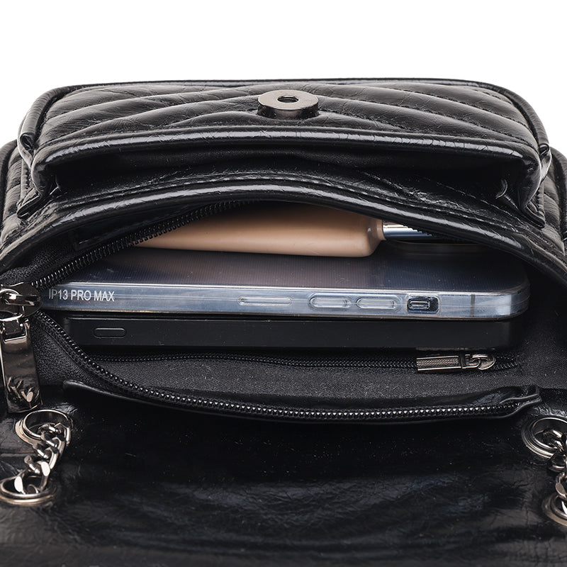 Genuine Leather Small Crossbody Bag – Liz