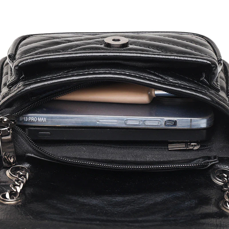 Genuine Leather Small Crossbody Bag – Liz